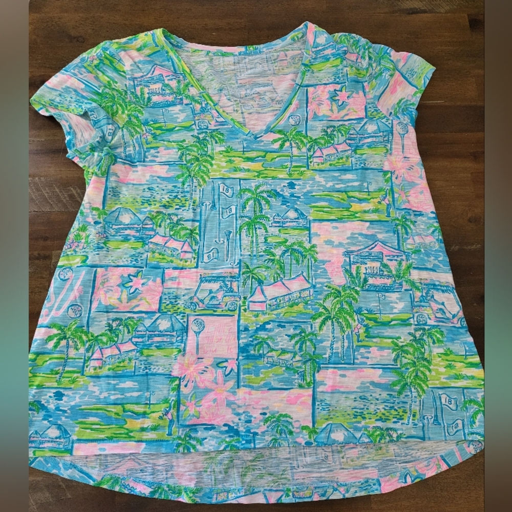 Lilly Pulitzer Etta V neck Top